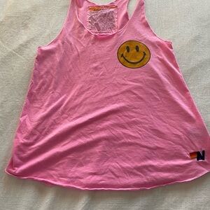 Aviator Nation Pink Graphic Tank